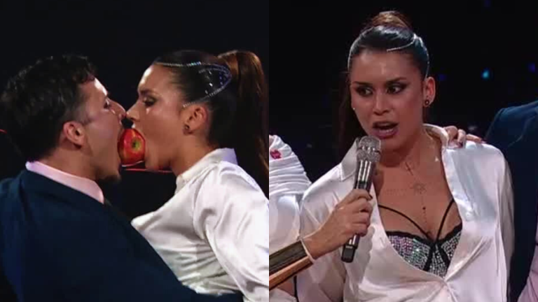 “Se vio sucio”: Carlyn Romero desató debate con provocadora coreografía con manzana en Fiebre de Baile