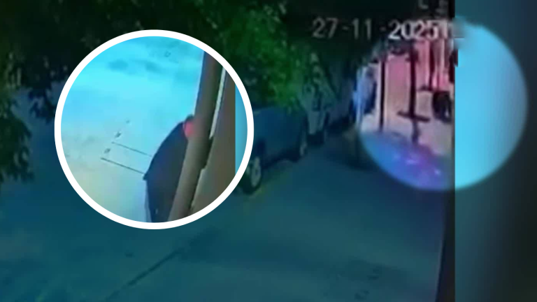 VIDEO | Revelan registro clave del asesinato de universitario en la puerta de su edificio