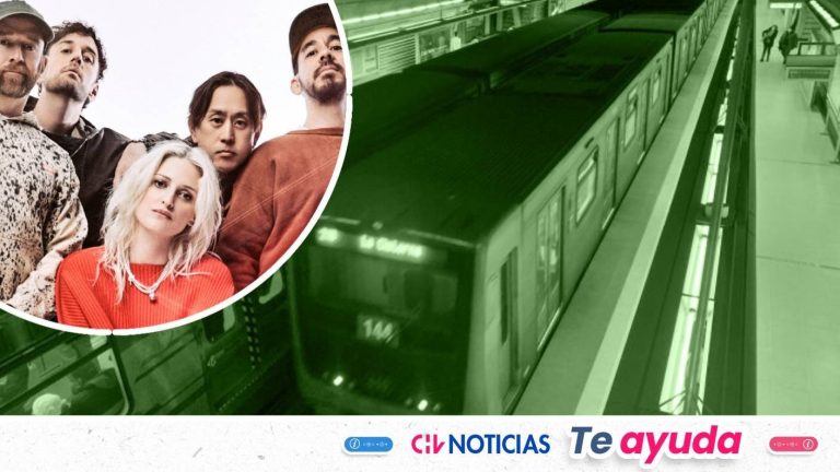 ¿Vas al concierto de Linkin Park? Así funcionará el Metro de Santiago este domingo tras el show