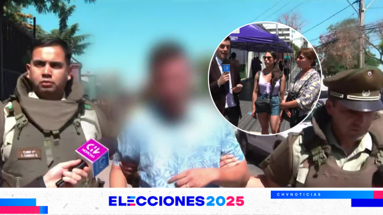 Habla detenido por supuesto robo en local de votación: “Mire cómo me dejó, me golpeó en el suelo”