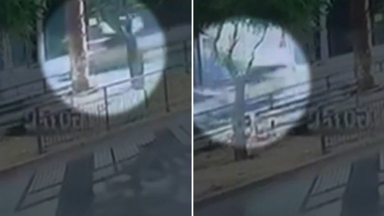 VIDEO | Iba a exceso de velocidad: Cámara grabó trágico accidente en que murieron 2 niños en San Miguel