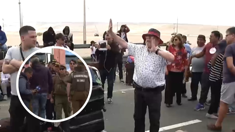 Máxima tensión en frontera de Chile con Perú: Familias migrantes con niños buscan salir del país