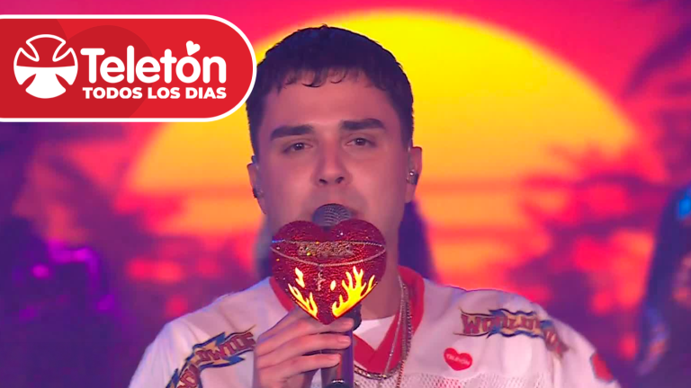 Darkiel encendió la Teletón 2025 con su energía urbana y entregó aporte solidario