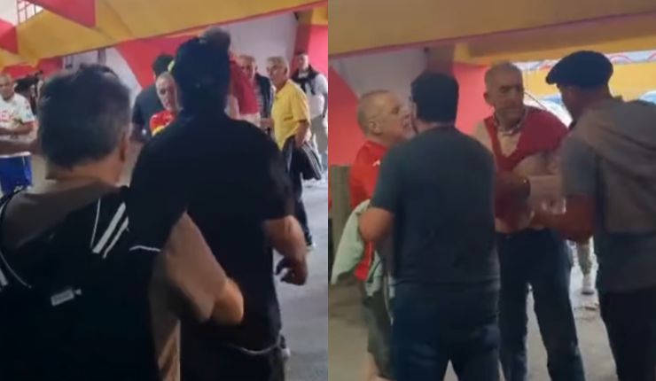 Tensión total en Unión Española: Captan fuerte discusión en las tribunas tras descender a la B