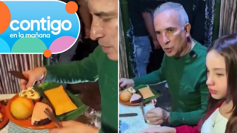 ¡Insólito registro! Gobernador chavista celebró navidad con comida de plástico en Venezuela