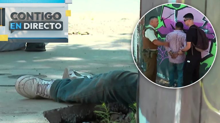 INSÓLITO: Conductor ebrio se quedó dormido tras chocar contra poste en Conchalí