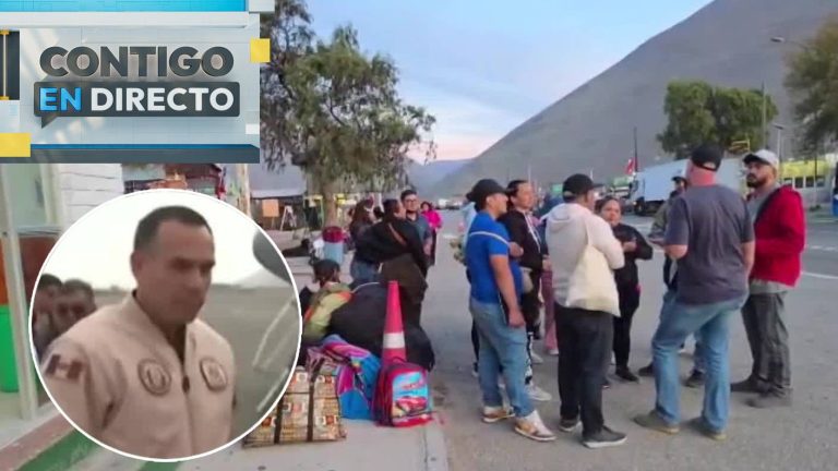Emergencia migratoria en frontera de Chile-Perú: Autoridades peruanas llegaron hasta la zona limítrofe