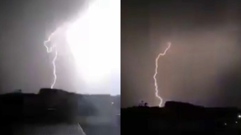 VIDEO | Captan fuerte tormenta eléctrica: Revisa las regiones donde habrá este martes