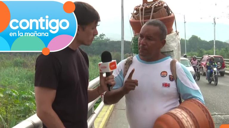 Venezolano se quebró al enviar saludo a su familia en Chile mientras cruzaba la frontera: 