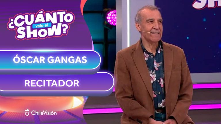 De humorista a recitador: Óscar Gangas conmocionó al estrenar su nuevo y desconocido talento