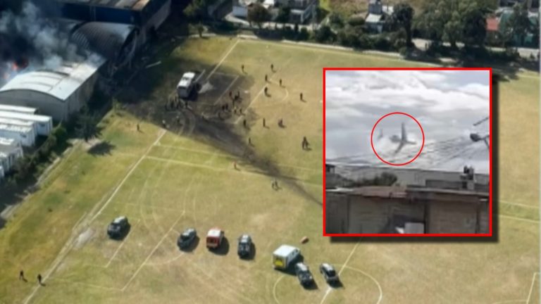 VIDEO | Captan fatal accidente de avión en México: Se registraron 10 muertos por el impacto