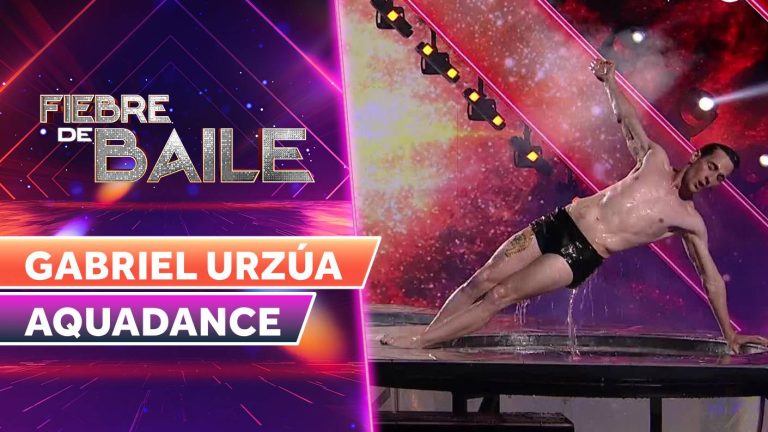 Lo bautizaron el aquaman: Gabriel Urzúa debutó en el aquadance con una elegante presentación