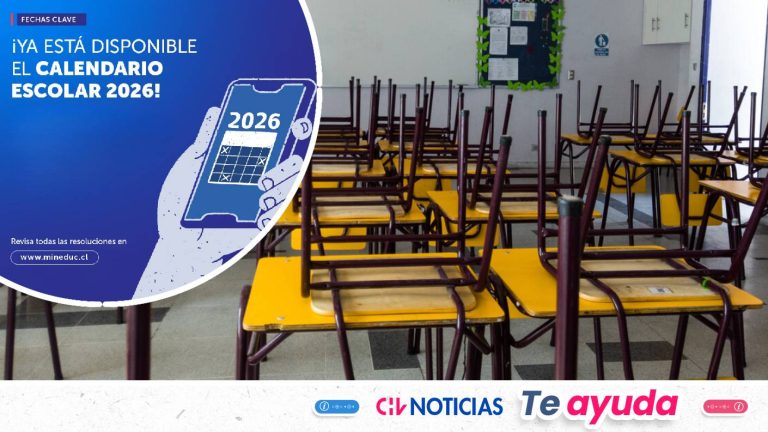 Por región: Estas son las fechas claves del Calendario Escolar 2026