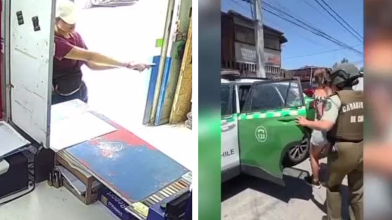 VIDEO | Captan el descuido clave que hizo caer a peligrosa “pistolera de Conchalí”: Un detalle la delató