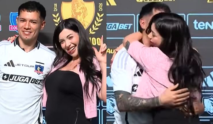 La tierna reacción de pareja de Matías Fernández tras ser presentado en Colo Colo