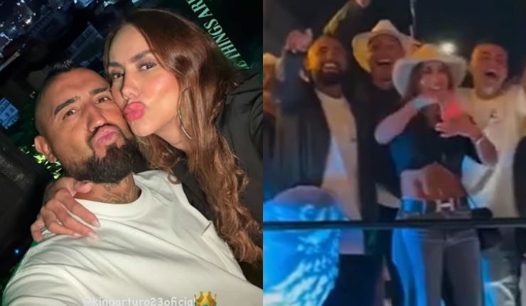 Disfrutando del Salsódromo: Arturo Vidal pasa sus vacaciones con Sonia Isaza en Colombia