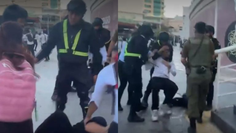 Trabajadores del Mall Plaza Norte acusan agresiones de guardias durante evacuación