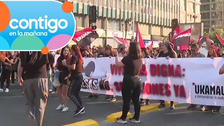 EN VIVO | Así se vive la manifestación por soluciones habitacionales en la Alameda