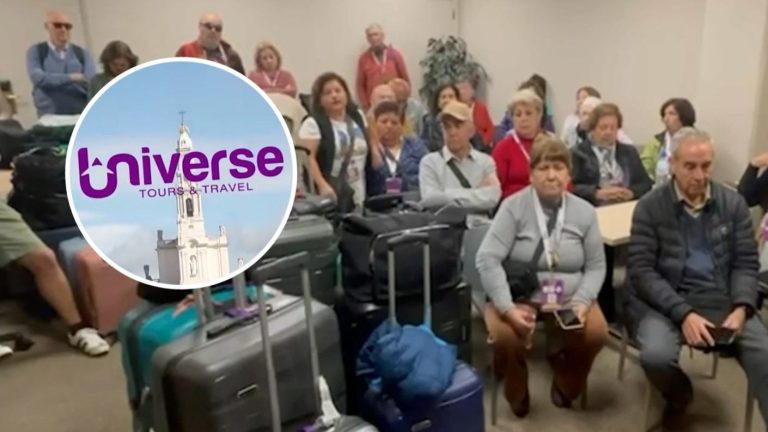 Grupo de adultos mayores acusa engaño de agencia de viajes: Llegaron a Europa sin hotel ni transporte