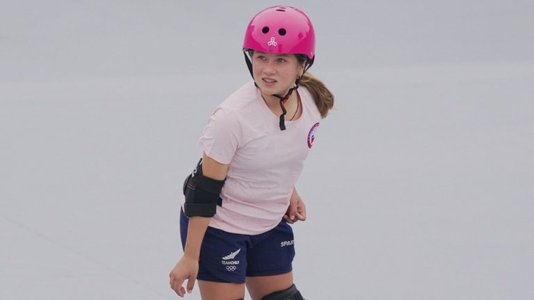 Tiene apenas 13 años: Ignacia Muñoz le dio a Chile épico oro en el skate de los Juegos Bolivarianos