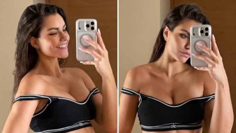 FOTOS | “La única embarazada con calugas”: Emilia Dides sorprendió al mostrar avance de su embarazo