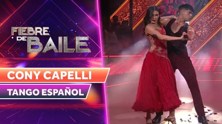 ¡Despidió la inmunidad por todo lo alto! Cony Capelli se lució con incendiario tango español