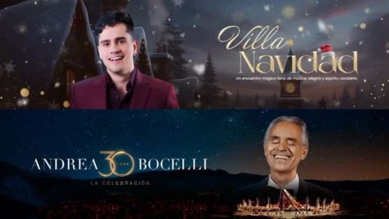 EN VIVO | Mira acá el show de Nico Ruiz y Andrea Bocelli en el especial de Navidad de Chilevisión