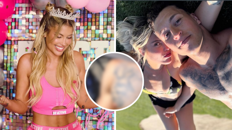 FOTO | ¡Se tatuó su nombre! Coté López impactó en redes con particular regalo de su pololo