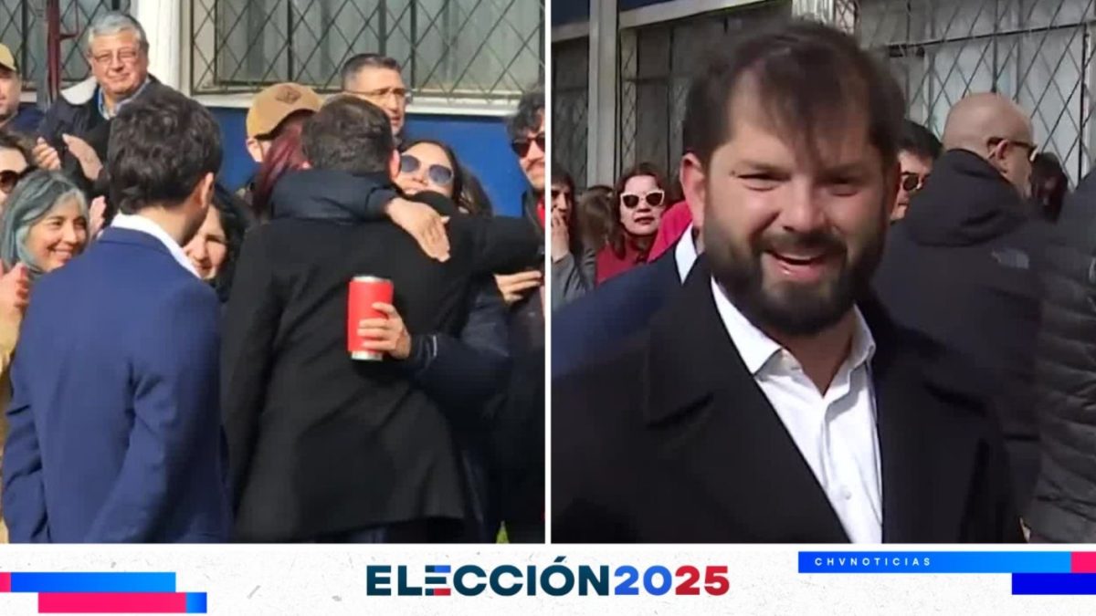 “Todos valemos lo mismo”: Presidente Boric llegó a votar entre aplausos ...