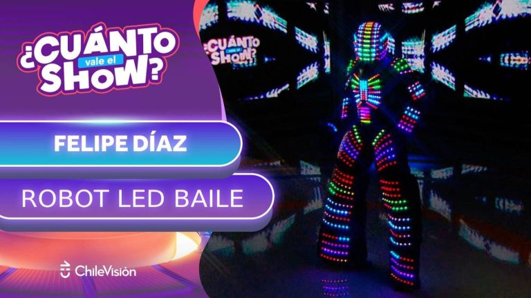 VIDEO | Revive acá la impresionante coreografía de este robot led con un variado mix musical