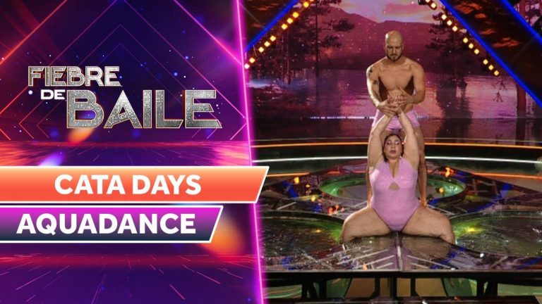 VIDEO | Así fue el IMPRESIONANTE debut de Cata Days en el aquadance de Fiebre de Baile