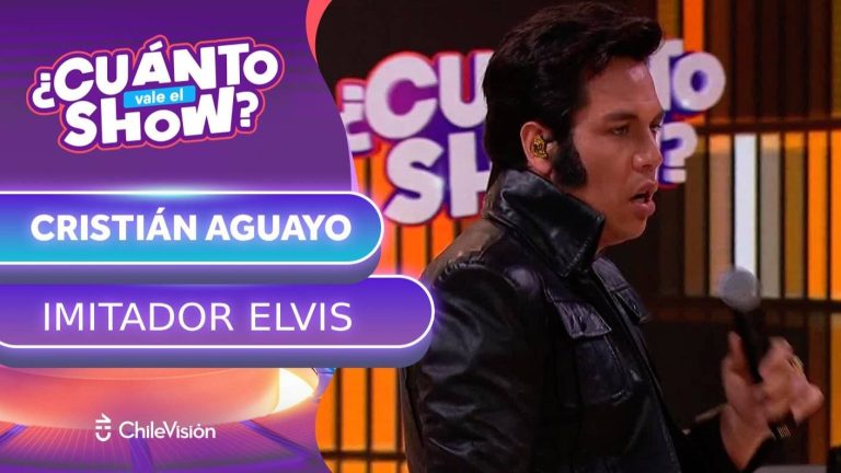 ¡ROCK AND ROLL! Este imitador de Elvis Presley trajo su lado más coqueto a ¿Cuánto vale el show?