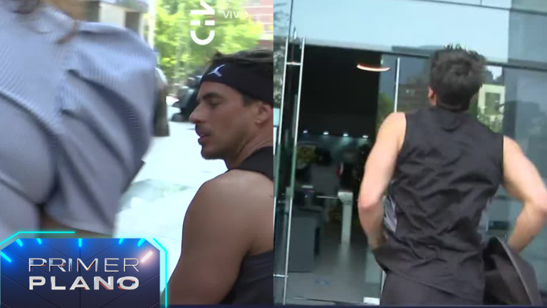 ¡Salió corriendo! Camilo Huerta evadió preguntas de Primer Plano sobre Vale Roth y Marité Matus