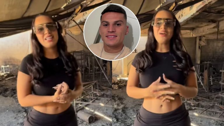 Lucas Cepeda reacciona a triste momento que vivió su pareja: Incendio afectó su local comercial