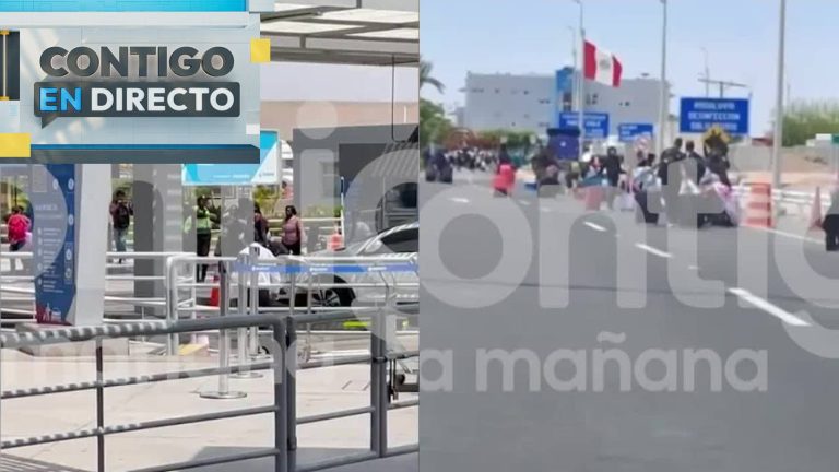 Aumenta tensión en la frontera: Migrantes varados ingresan a la fuerza a Perú y son detenidos
