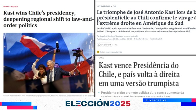 “El duro que promete terminar con el crimen”: Prensa internacional reacciona al triunfo de J.A. Kast en Elecciones 2025