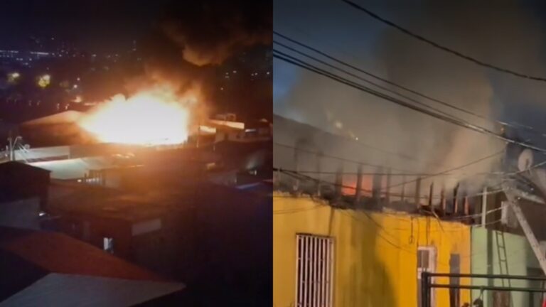 Incendio en cité afectó a cinco casas y a una bodega en Santiago Centro