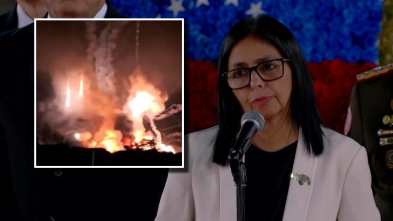 Delcy Rodríguez homenajea a caídos en Venezuela tras ataque de EEUU: “Son héroes”