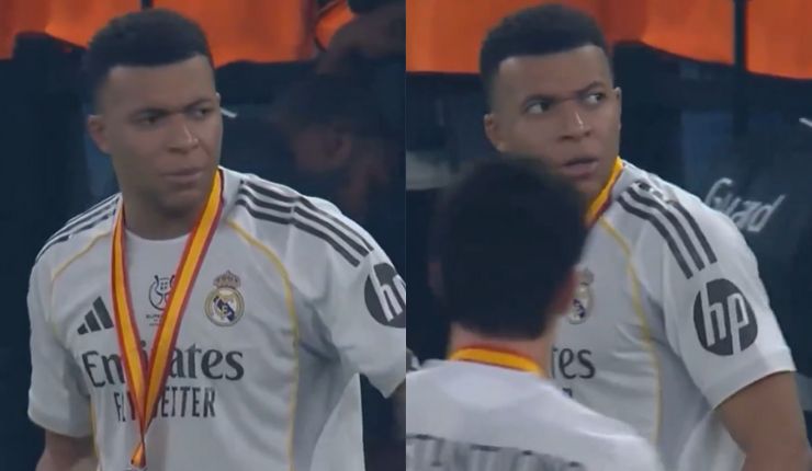 Mbappé desata gran polémica: El polémico gesto que tuvo tras partido entre Real Madrid y Barcelona