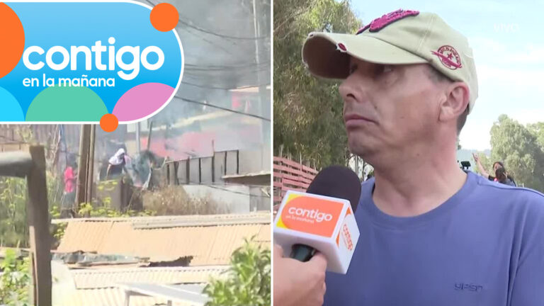 Dirigente de megatoma en San Antonio se refirió a desalojo que captó en vivo Contigo en la Mañana