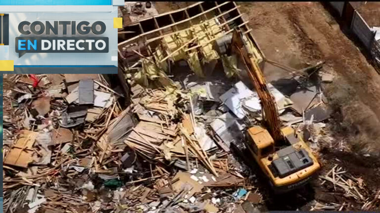 VIDEO | Operativo de desalojo de megatoma en San Antonio dejó tres detenidos