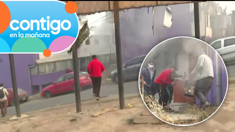 Ante reactivación de incendio en Lirquén: Bombero que perdió su casa realizó heroica acción EN VIVO