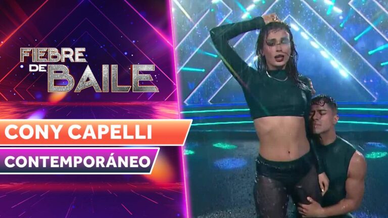 Con un drama de Shakira: Cony Capelli realizó un performático baile bajo la lluvia