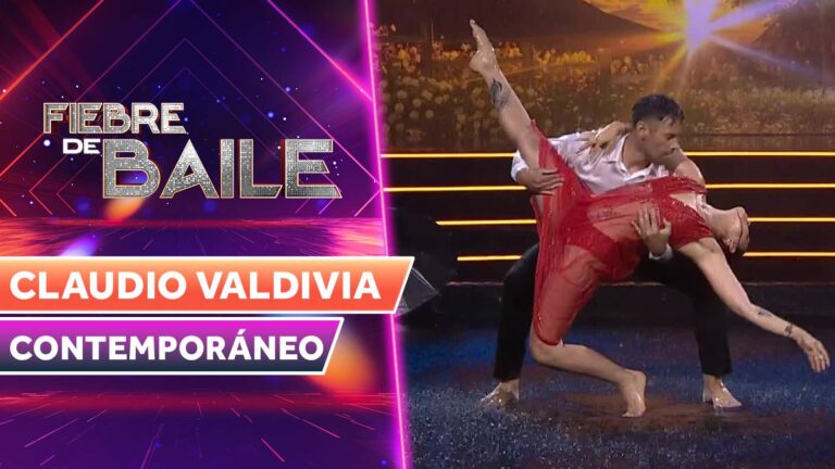 Claudio Valdivia emocionó a todos con baile bajo la lluvia y éxito de Whitney Houston