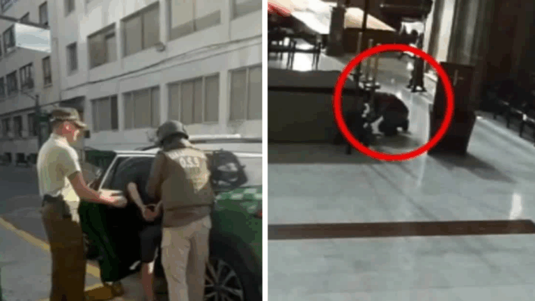 VIDEO | Pasó toda la noche en la iglesia: Detienen a sospechoso de robo en la Catedral de Santiago