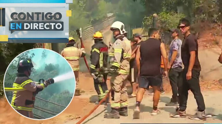 “Se prendió un...”: Contigo en Directo registró en vivo la reactivación de un foco de incendio en Pocollay