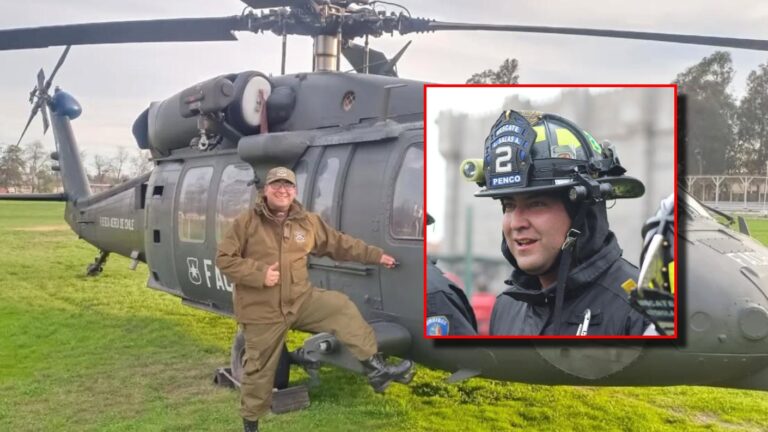 La historia de Luis Salas, el carabinero que se puso el uniforme de bombero y combatió incendio forestal