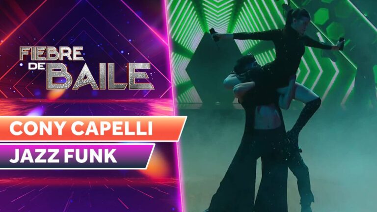 Con láser y estilo Matrix: Cony Capelli sorprendió con baile combinado con juego de luces