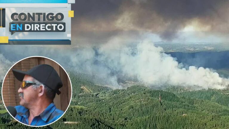 “Él no sabía que...”: Vecino sale en defensa del detenido acusado de iniciar incendio en Penco