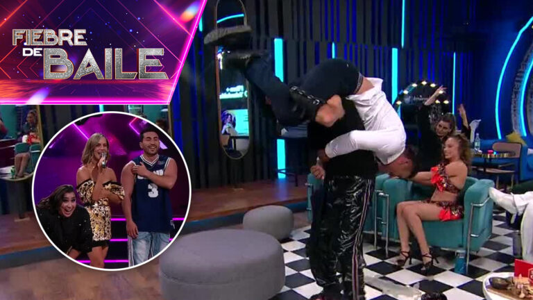 ¡Cuidado con la cámara! Claudio Valdivia y Yerko Aliaga imitaron paso de baile que casi salió mal en el backstage